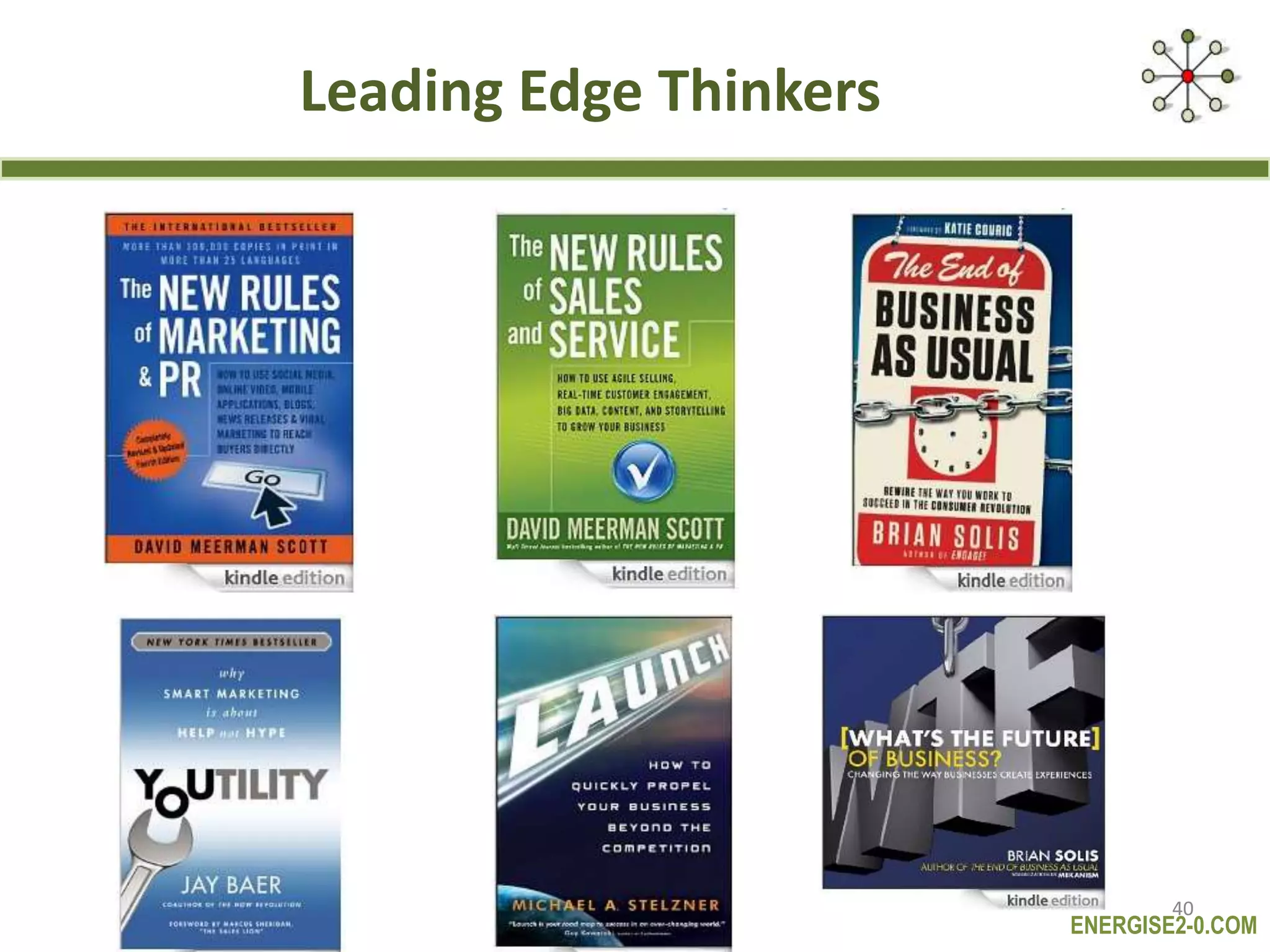 ENERGISE2-0.COM
Leading Edge Thinkers
40
 