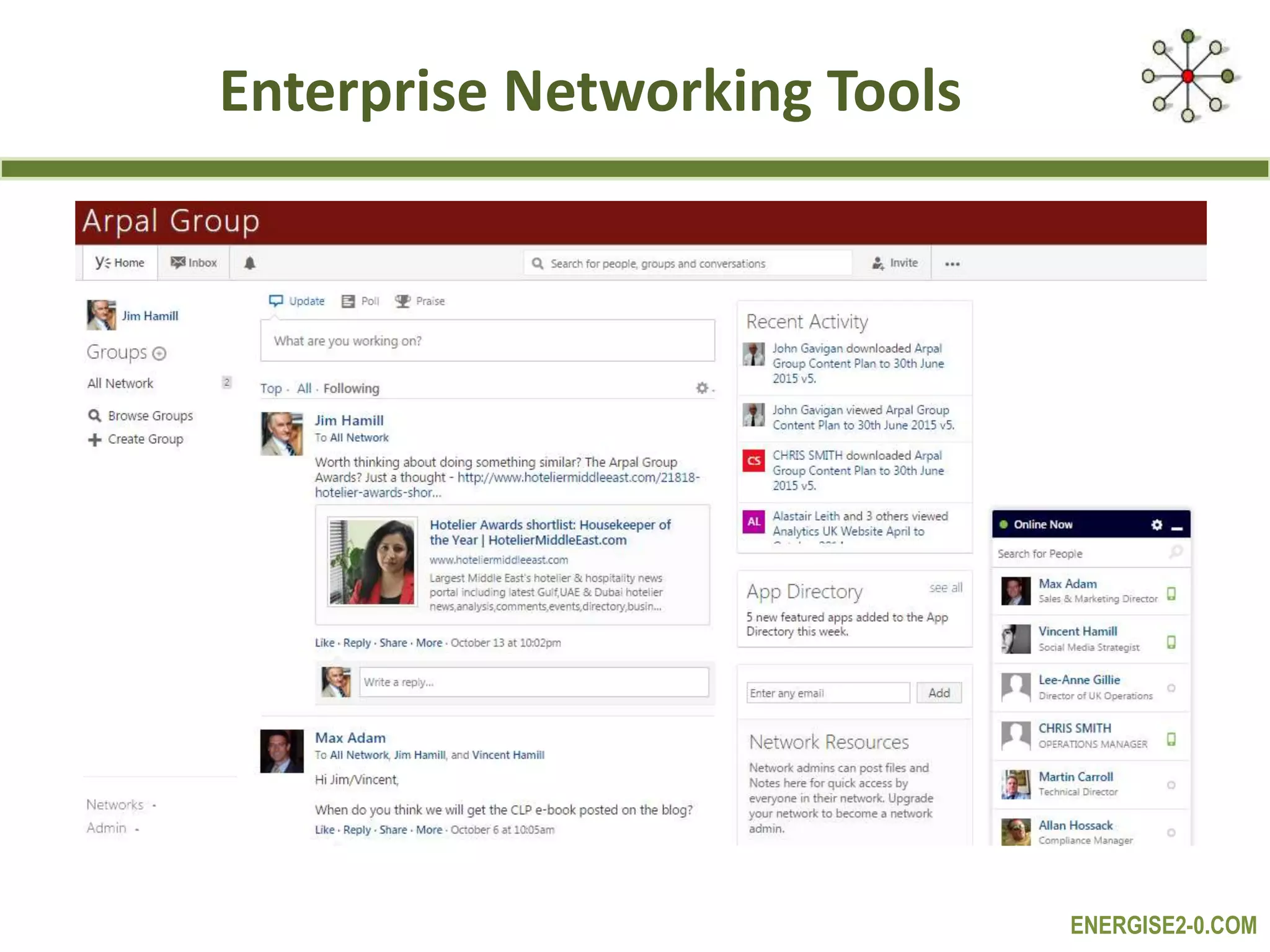 ENERGISE2-0.COM
Enterprise Networking Tools
 