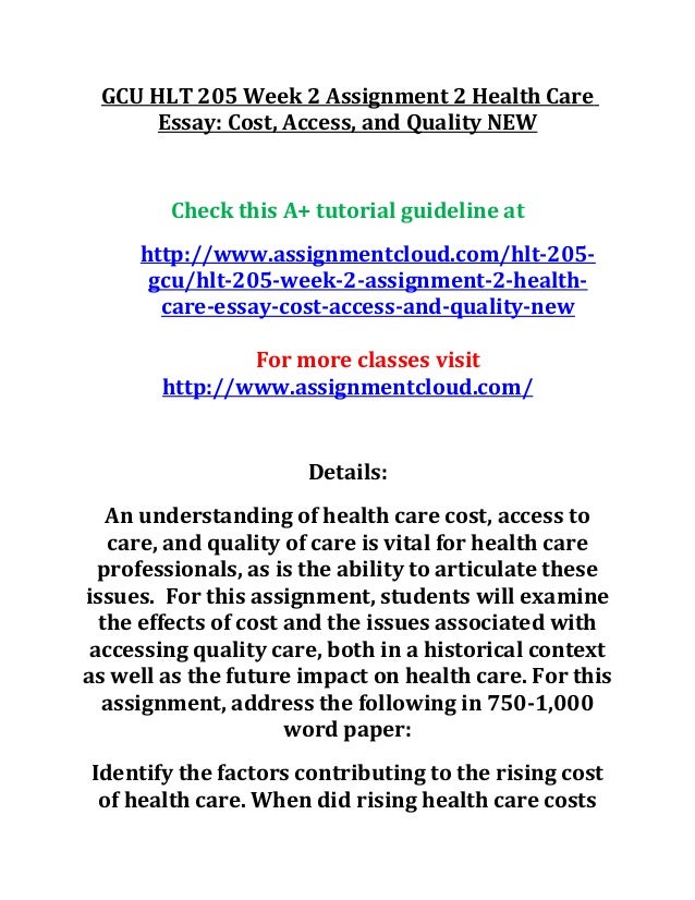 Gcu Hlt Week Assignment Health Care Essay Process Paper Essay Essay On Healthy Eating Habits Gcu Hlt Week Assignment Health Care Essay What Is A Thesis Of An Essay also English Literature Essay