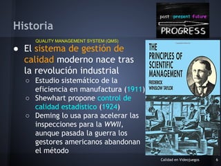 GCV 04 Control de calidad: Generalidades - Gestión de la Calidad en ...