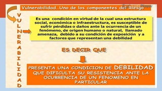 Factores de vulnerabilidad