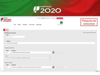 Pesquisa de
concursos
 