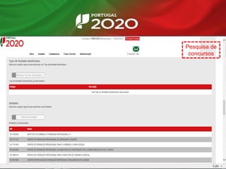 Pesquisa de
concursos
 