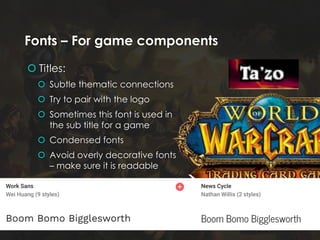 Graphic Design Tips for Board Game Desigenrs | PDF