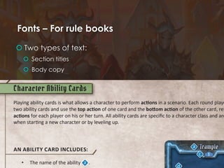 Graphic Design Tips for Board Game Desigenrs | PDF