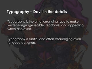 Graphic Design Tips for Board Game Desigenrs | PDF