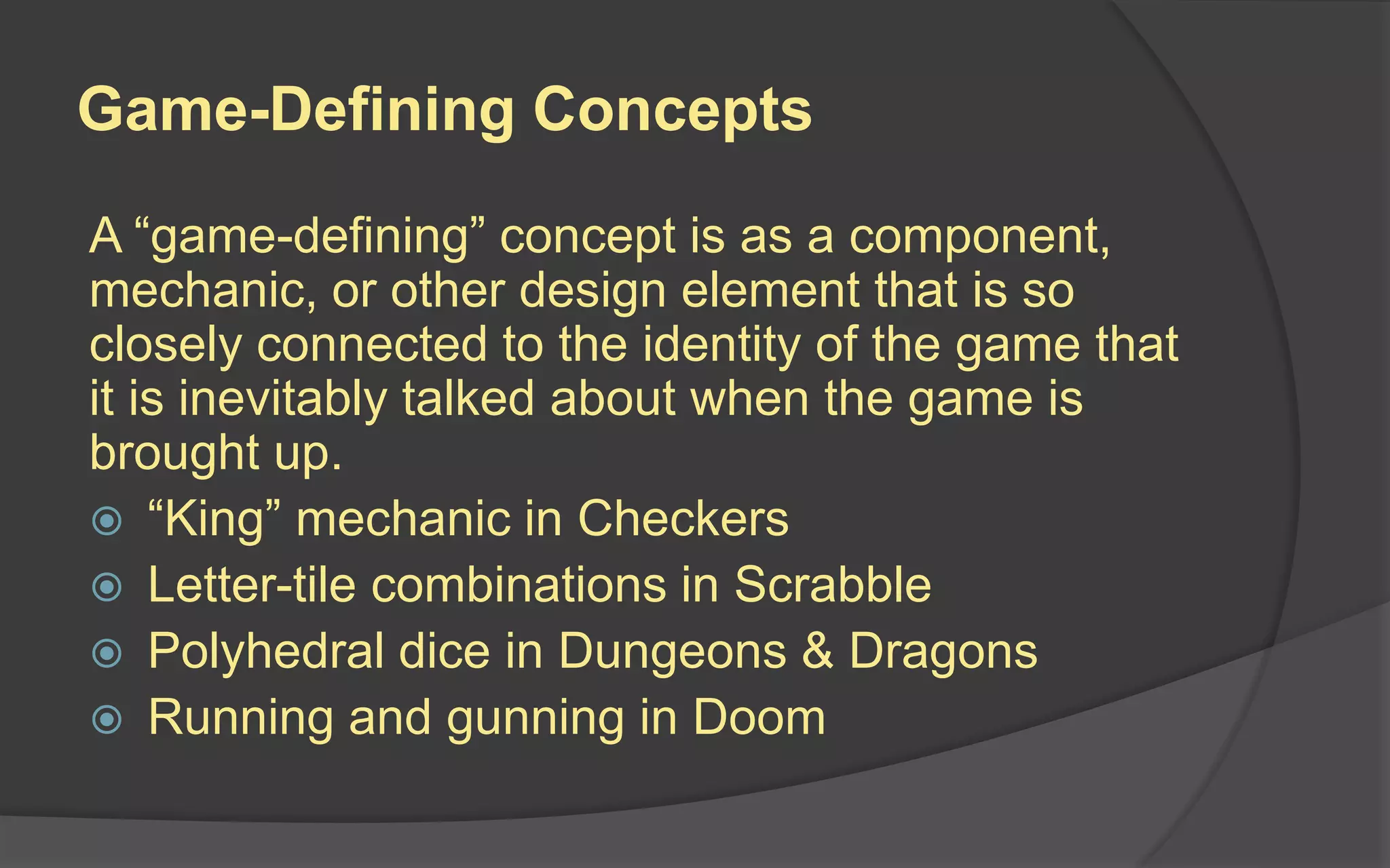 Step 6: Production
 Staff up and create real artwork and
programming
 Don’t lose sight of the playcentric process
during production! Continue playtesting!
 If the designer waits until production to
really start designing the game, it can lead
to all sorts of problems!
 