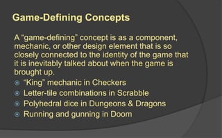 Step 6: Production
 Staff up and create real artwork and
programming
 Don’t lose sight of the playcentric process
during production! Continue playtesting!
 If the designer waits until production to
really start designing the game, it can lead
to all sorts of problems!
 