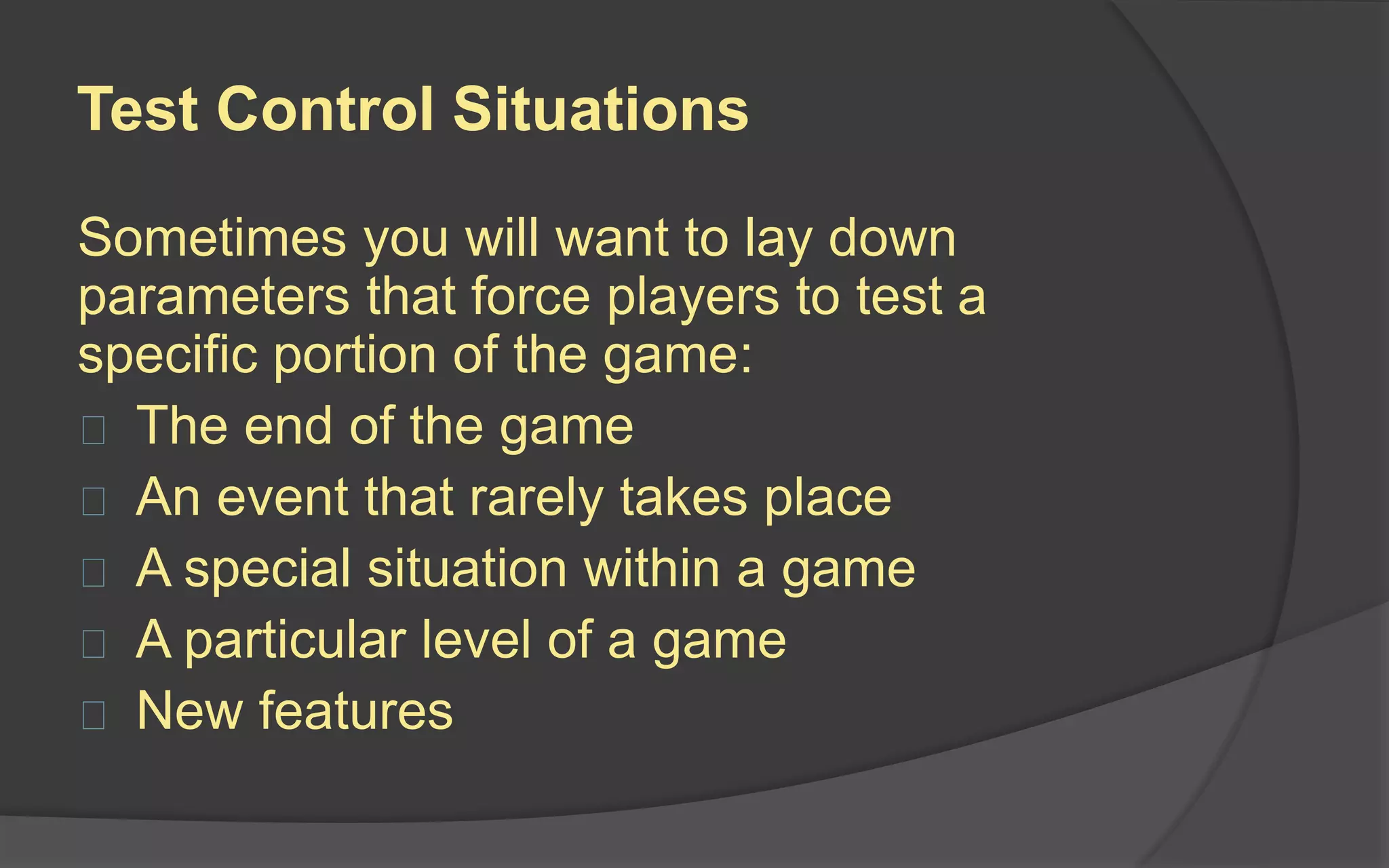 1. Playtest your fellow students’ games
2. Fill out playtesting form.
 