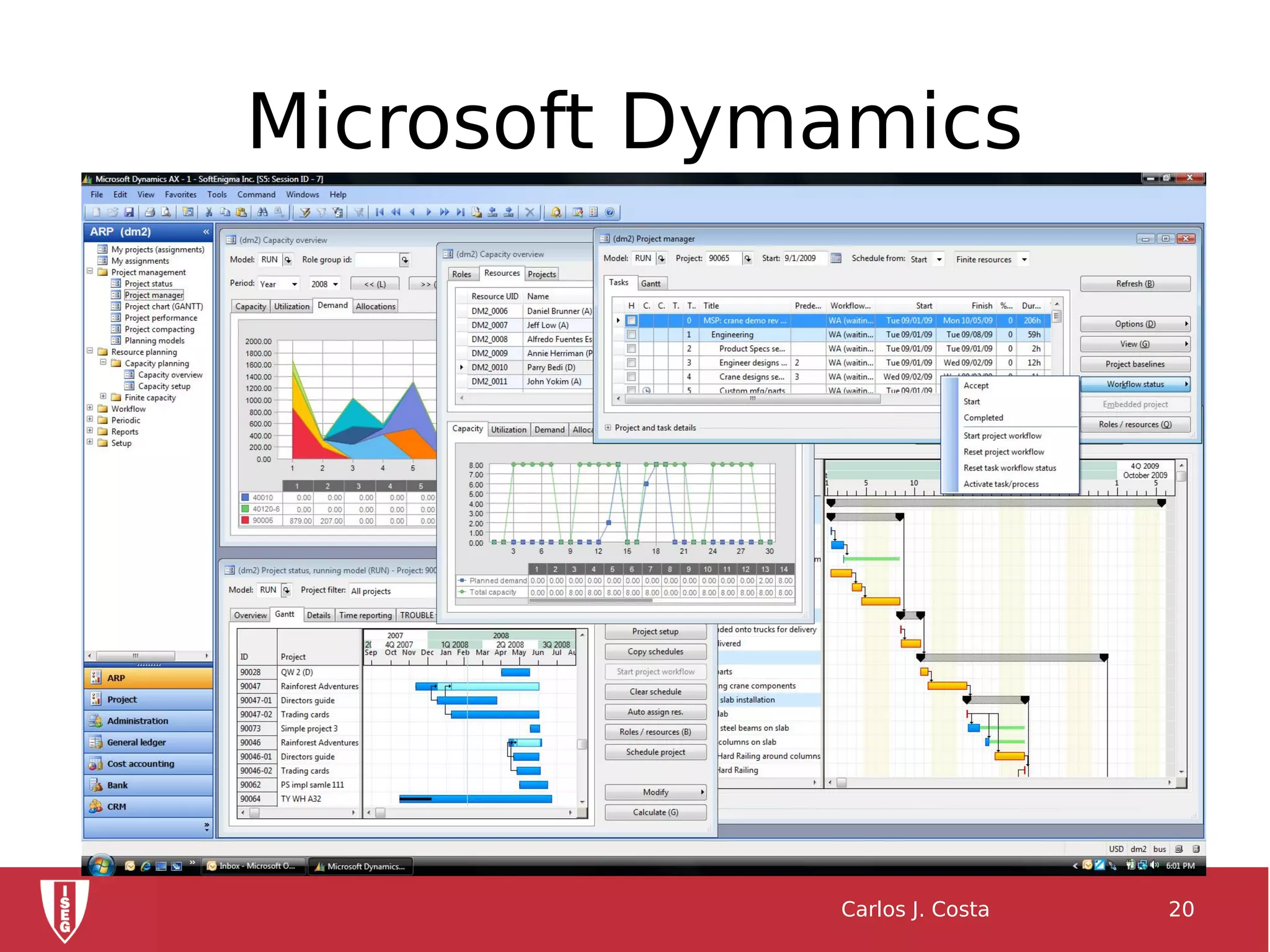 Microsoft Dymamics
Carlos J. Costa 20
 