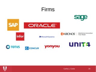 Firms
Carlos J. Costa 16
 