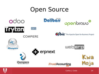 Open Source
Carlos J. Costa 24
 