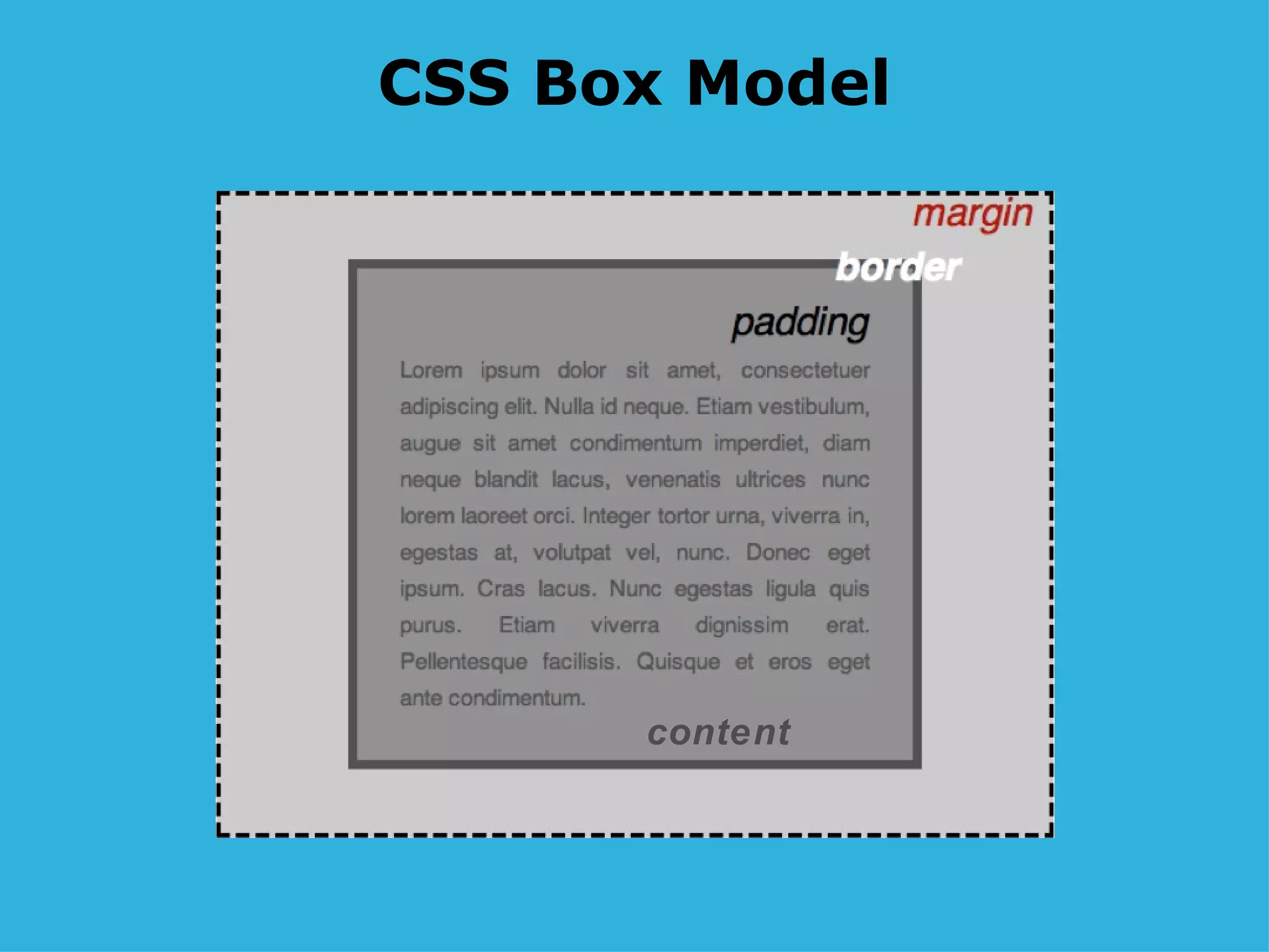 CSS Box Model content 