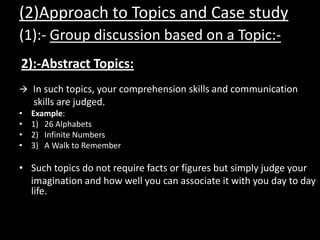 Group discussion | PPTX