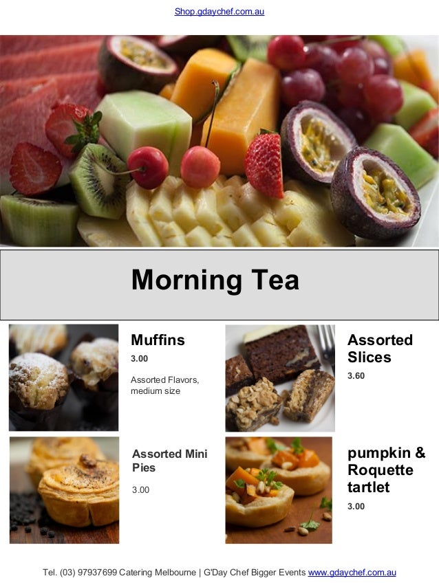 G'Day Chef online catering store