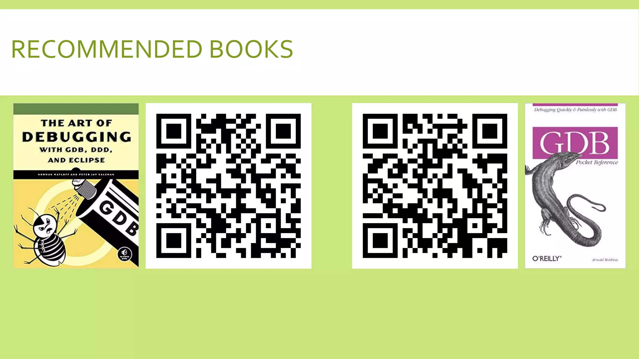 RECOMMENDED BOOKS
 