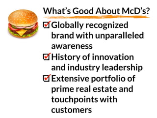 How to fix a Broken Brand (McDonalds Case Study 2015) Slide 5