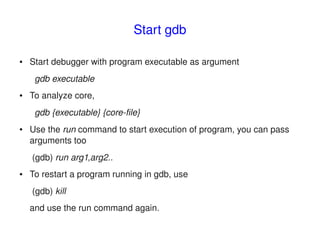 Tutorial on How to Use the GDB Debugger Easily