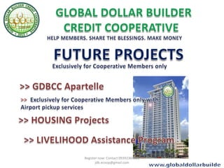 Register now: Contact 09392369981
       jdb.ecoop@gmail.com
 