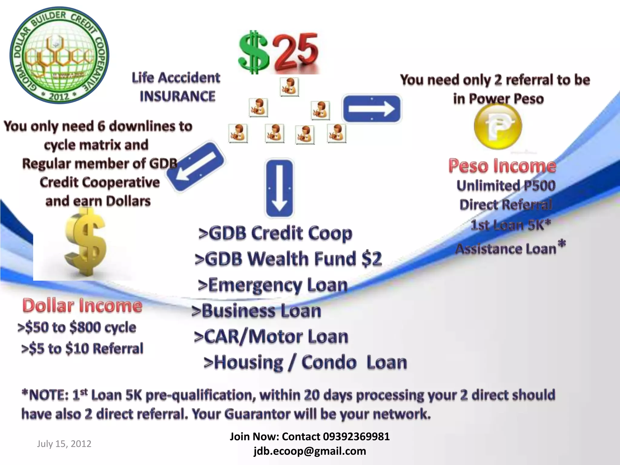 Join Now: Contact 09392369981
July 15, 2012
                     jdb.ecoop@gmail.com
 