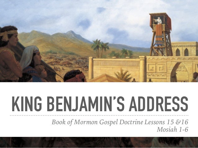 LDS Gospel Doctrine Book of Mormon Lesson 15 & 16