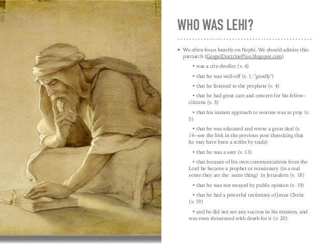 Lds Gospel Doctrine Book Of Mormon Lesson 2