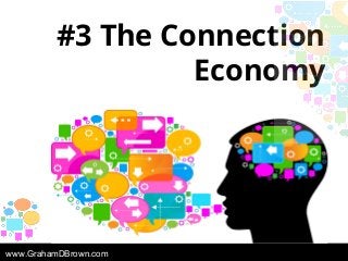 www.GrahamDBrown.com
#3 The Connection
Economy
 