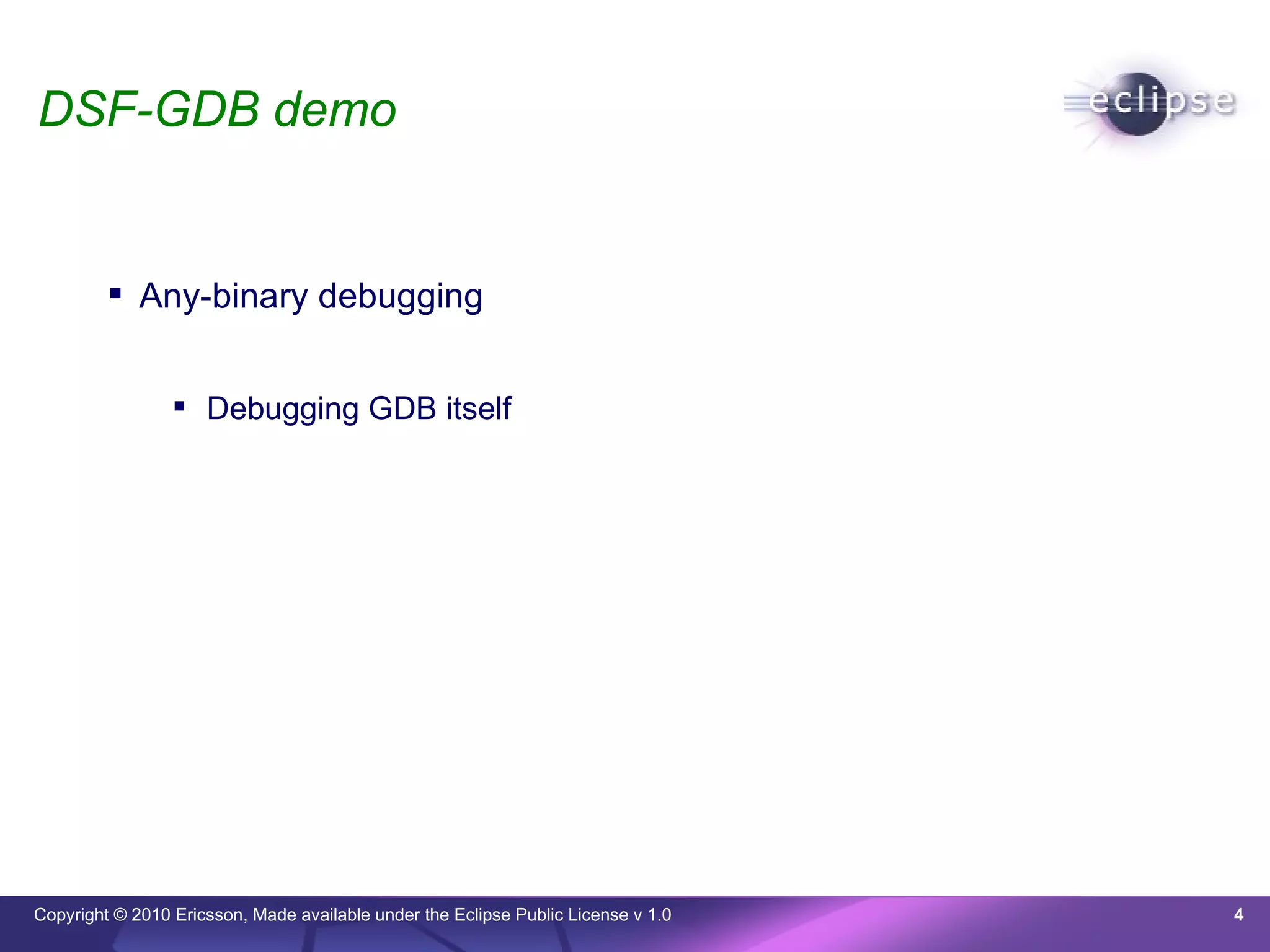 Using Gdb Real time debugging: using non-intrusive tracepoints to debug live ...