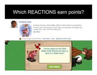 Which REACTIONS earn points?
 