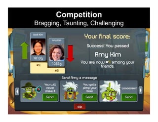 Competition
Bragging, Taunting, Challenging
 