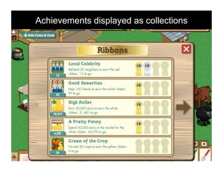 Achievements displayed as collections
 
