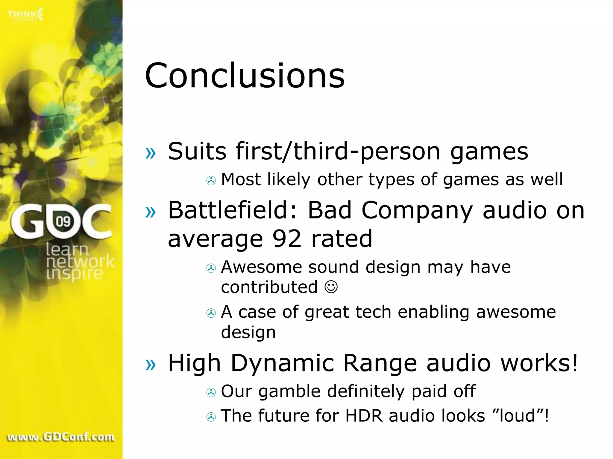 How High Dynamic Range Audio Makes Battlefield: Bad Company Go BOOM
