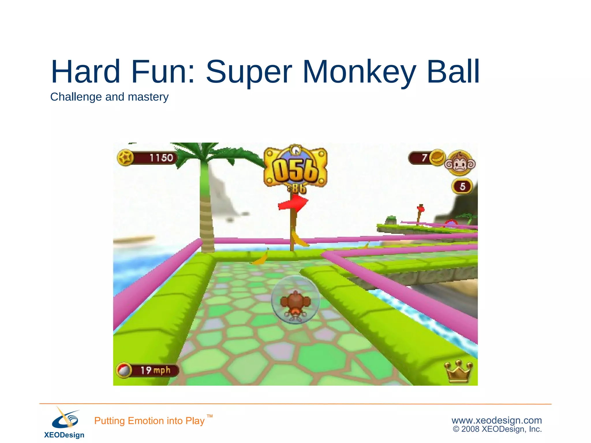 Hard Fun: Super Monkey Ball  Challenge and mastery 