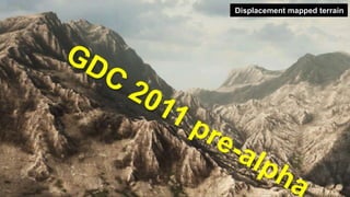 Displacement mapped terrain