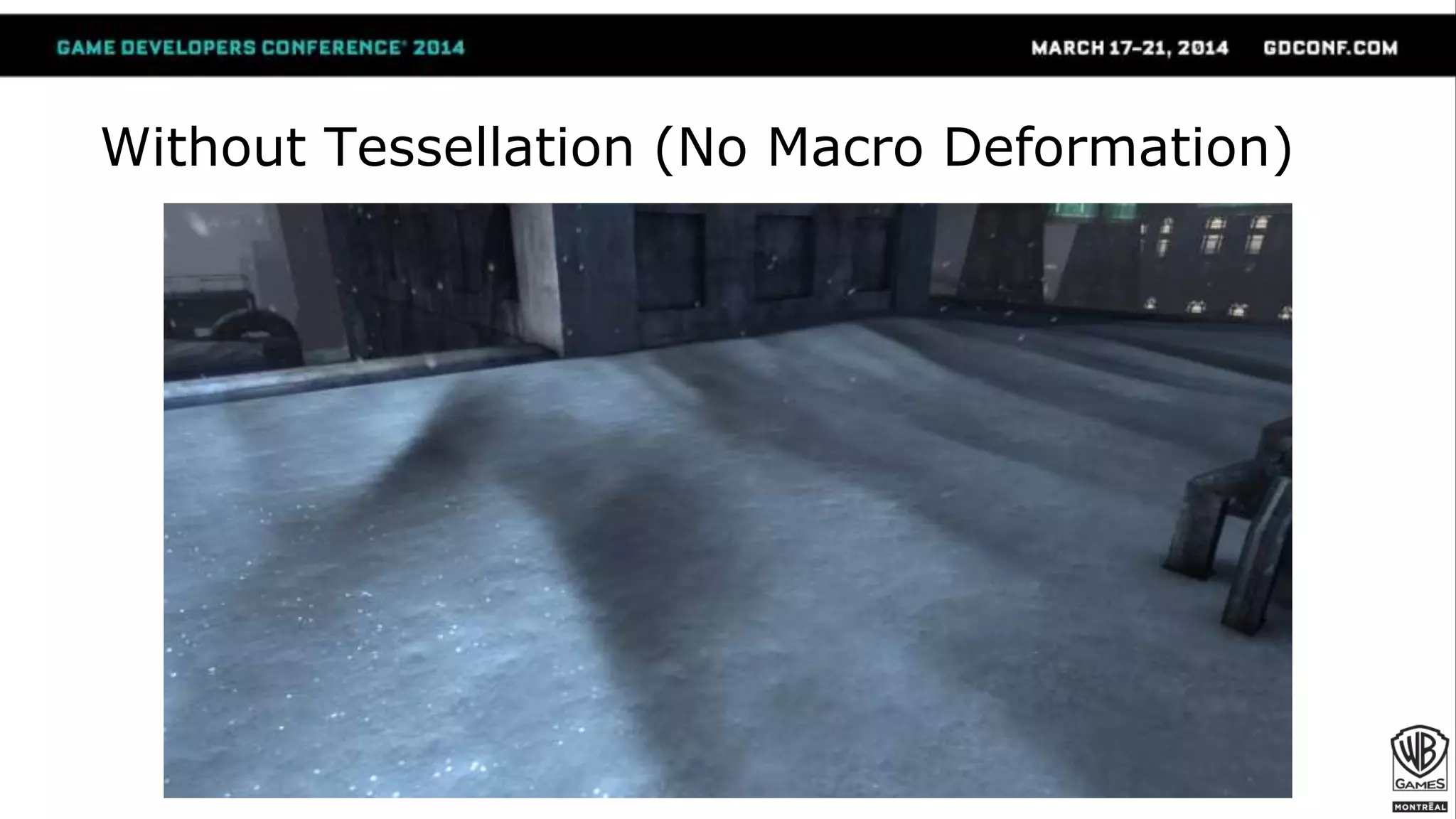 Without Tessellation (No Macro Deformation)
 