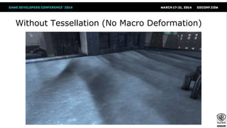 Without Tessellation (No Macro Deformation)
 