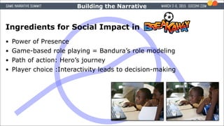 GDC15 BREAKAWAY: A Narrative Game's Success at Addressing Gender-based Violence