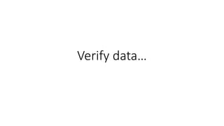 Verify data…
 