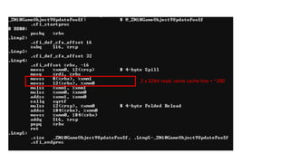 2 x 32bit read; same cache line = ~200
 