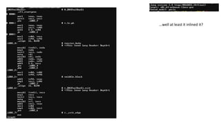 …well at least it inlined it?
 