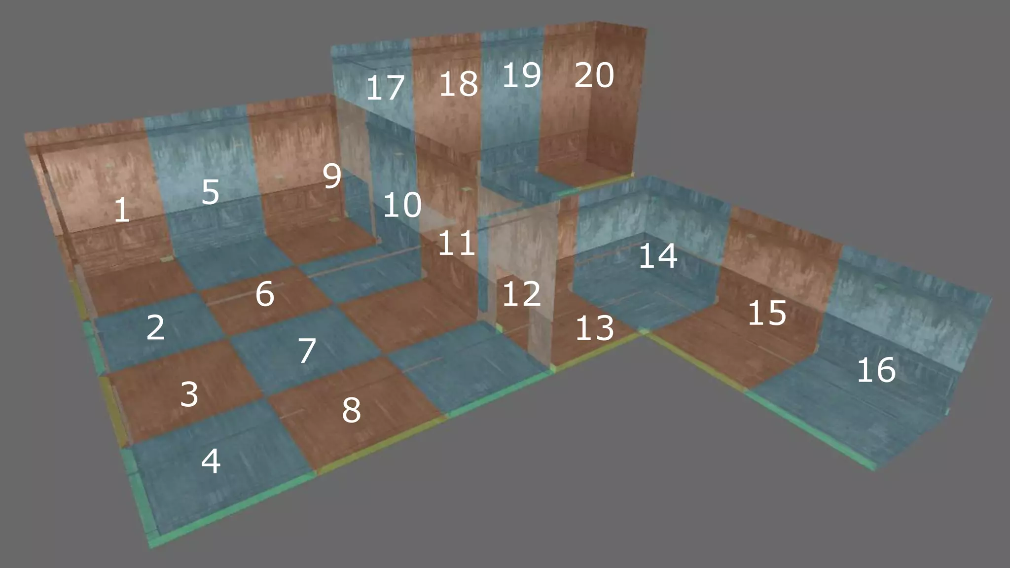 1
2
3
5 9
6
4
7
10
11
12
8
13
14
15
16
17 18 19 20
 