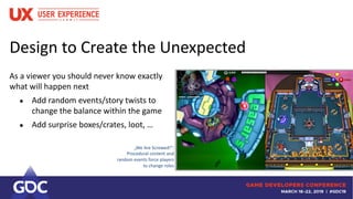 Tackling Audience Experiences in Games - Gdc19 UX 
