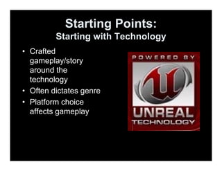 GDC 2009 Game Design Improv