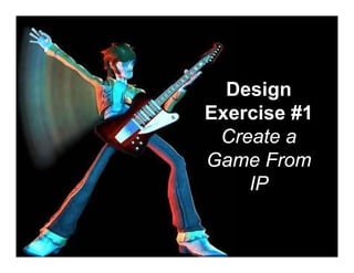 GDC 2009 Game Design Improv