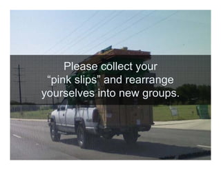 GDC 2009 Game Design Improv