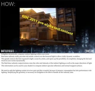 Lighting you up in Battlefield 3 | PDF