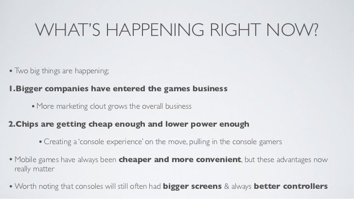 When The Consoles Die, What Comes Next? Slide 74