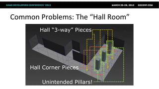 Common Problems: The “Hall Room”
        Hall “3-way” Pieces




     Hall Corner Pieces

         Unintended Pillars!
 