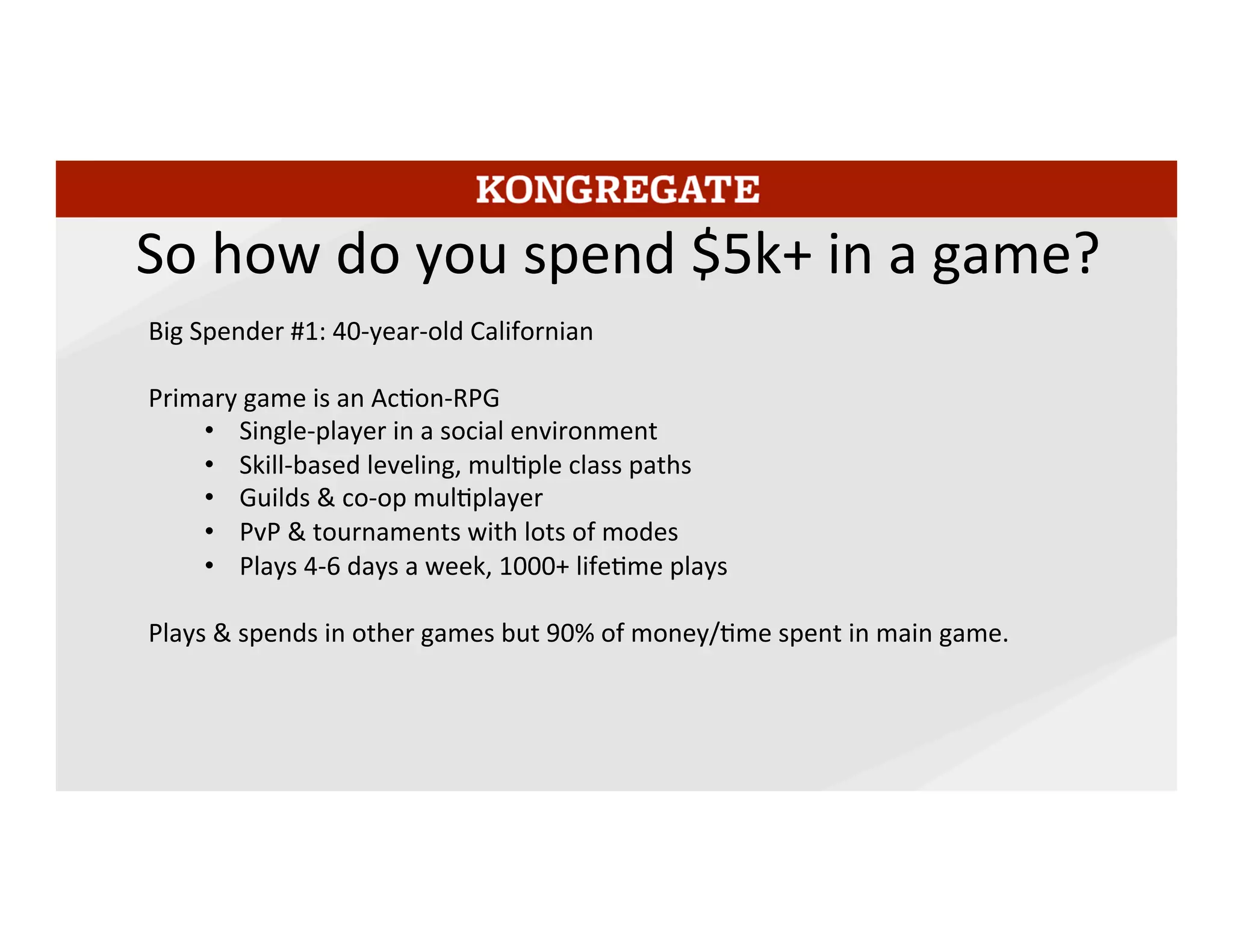 Now	
  to	
  beLer	
  understand	
  the	
  individual	
  dynamics	
  let’s	
  take	
  a	
  detailed	
  look	
  at	
  just	
  one	
  big	
  
spender	
  	
  
18	
  
 