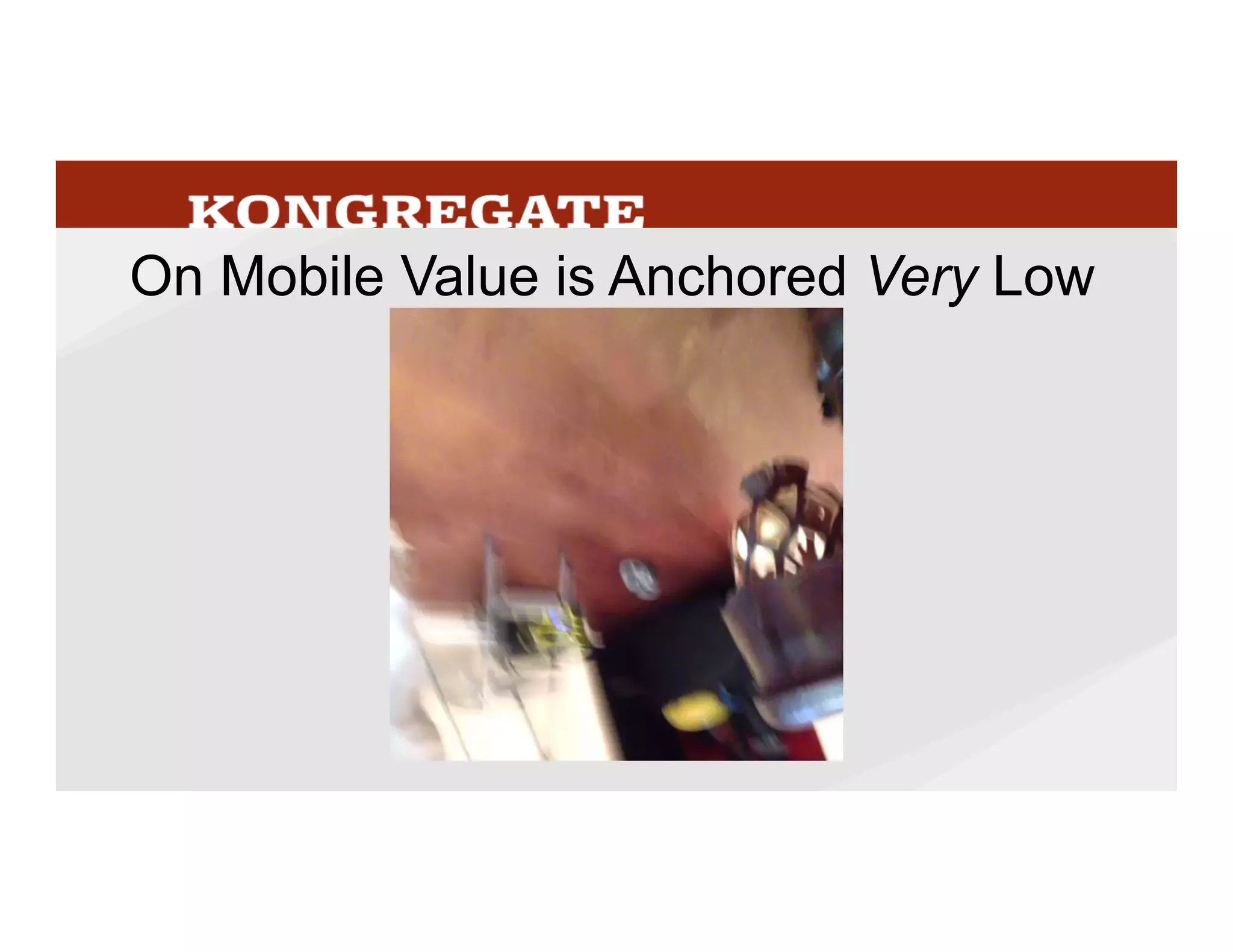 hLps://vine.co/v/hxrzVeMjhFi	
  
	
  
We’re	
  all	
  familiar	
  with	
  the	
  terrible	
  race	
  to	
  the	
  boLom	
  on	
  paid	
  game	
  pricing	
  that	
  
happened	
  on	
  iOS	
  a	
  few	
  years	
  back.	
  There	
  was	
  no	
  retailer	
  or	
  pla=orm	
  who	
  cared	
  
about	
  the	
  total	
  sales	
  to	
  organize	
  and	
  control	
  price	
  wars,	
  and	
  the	
  going	
  price	
  for	
  
games	
  was	
  quickly	
  pushed	
  down	
  to	
  $0.99.	
  Games	
  you	
  can	
  play	
  for	
  many	
  hours	
  are	
  
priced	
  at	
  or	
  below	
  a	
  cup	
  of	
  coﬀee,	
  or	
  a	
  renMng	
  a	
  movie	
  that	
  lasts	
  90	
  minutes.	
  	
  
	
  
A	
  few	
  games	
  can	
  come	
  in	
  at	
  higher	
  prices,	
  like	
  Minecrad	
  or	
  Final	
  Fantasy	
  TacMcs,	
  
when	
  their	
  value	
  has	
  been	
  anchored	
  high	
  on	
  another	
  pla=orm.	
  And	
  prices	
  are	
  slowly	
  
creeping	
  up	
  a	
  bit.	
  But	
  for	
  paid	
  games	
  to	
  be	
  viable	
  for	
  more	
  developers	
  prices	
  need	
  to	
  
rise	
  a	
  lot,	
  among	
  other	
  things	
  so	
  that	
  sale	
  events	
  can	
  be	
  more	
  meaningful.	
  A	
  $0.99	
  
drop	
  may	
  be	
  50%	
  on	
  a	
  $1.99	
  game,	
  but	
  it’s	
  not	
  going	
  to	
  get	
  a	
  lot	
  of	
  people	
  excited.	
  	
  
37
 